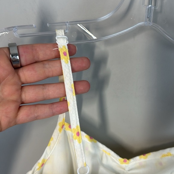 Cynthia Rowley Yellow And White Floral Dress Size 8 - Picture 13 of 15